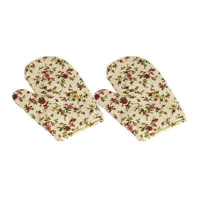 Bellatex Кухонна рукавичка Рожева троянда, 28 x 18см, 2 шт.