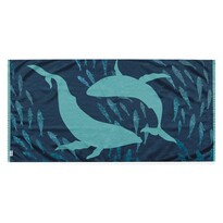 DecoKing Пляжний рушник Дельфін , 90 x 180 см
