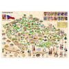 Popularne puzzle Mapa Republiki Czeskiej, 160elementów