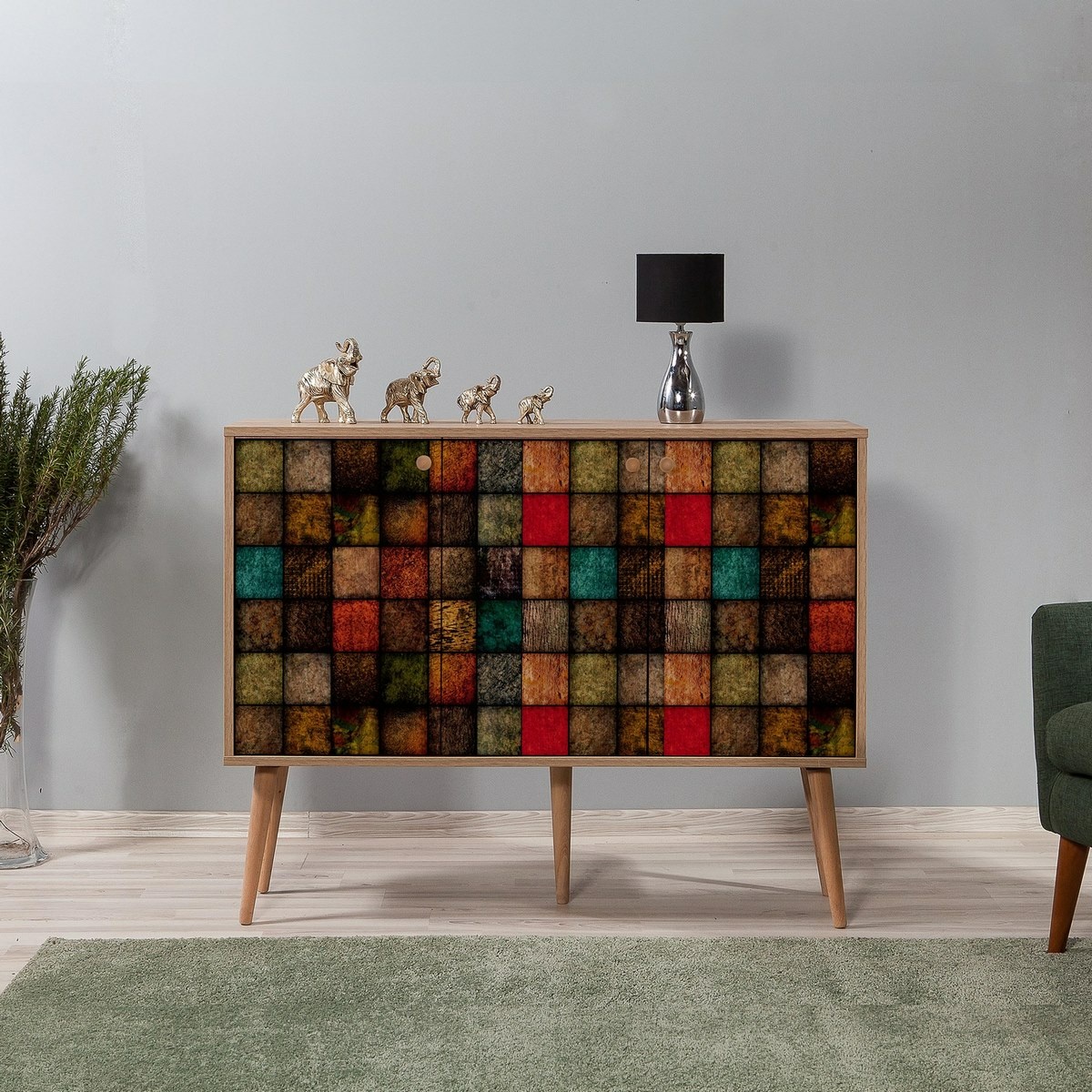 Skrinka Mega Cubes Sonoma Oak