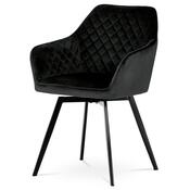 Set de scaune de sufragerie DCH-425 BK4, 2 buc.