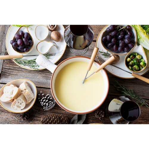 Mäser Miska owalna Pintar White brązowe kropki 7 x 6 cm