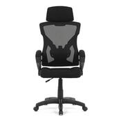 Autronic KA-R223 BK Kancelárska stolička, čierna