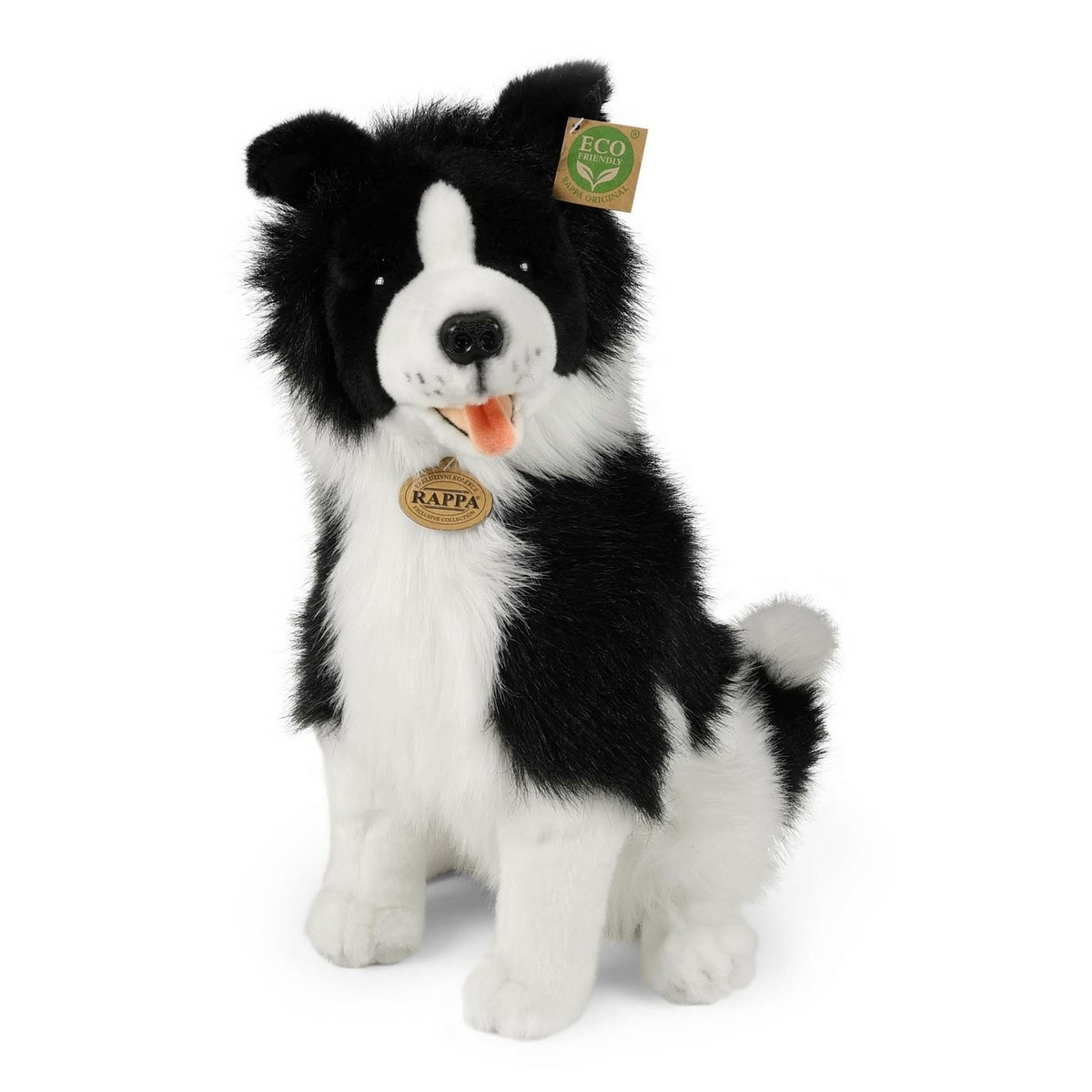 Rappa Plüss Border collie kutya 40 cm ECO -FRIENDLY akciós termékkép 1