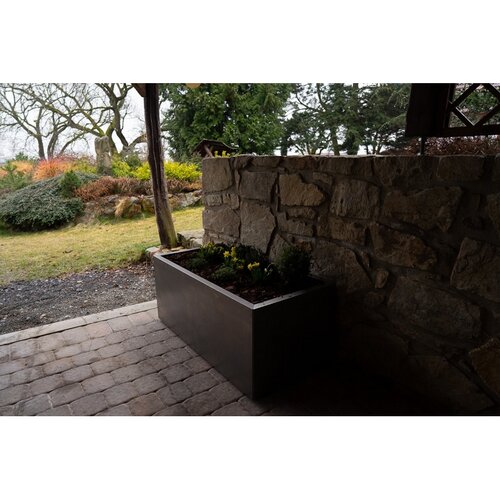 Line Záhradný kvetináč 60 x 120 x 50 cm, corten CORGARDEN 1007