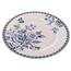Porcelanový krožnik Blue Rose, 19,5 cm