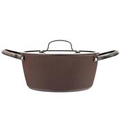 Valdinox Kasserolle mit Deckel Stripes 20 cm, 2,2 l