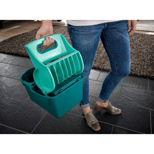 Set găleată Leifheit Profi Compact + Mop Profi +Detergent GRATUIT pentru pardoseli 1 l 55152