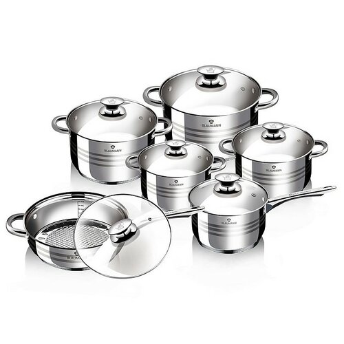Blaumann 12 részes edénykészlet Gourmet Line
