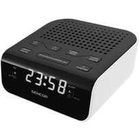 Radio-ceas cu alarmă Sencor SRC 136 WH, alb