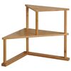 Kesper 58802 Konyhai sarokpolc bambusz, 52 x 39 x 29,5 cm
