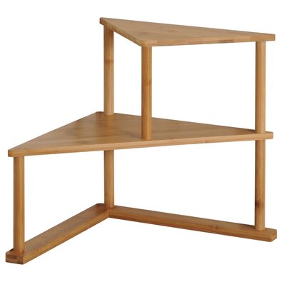 Kesper 58802 Konyhai sarokpolc bambusz, 52 x 39 x 29,5 cm
