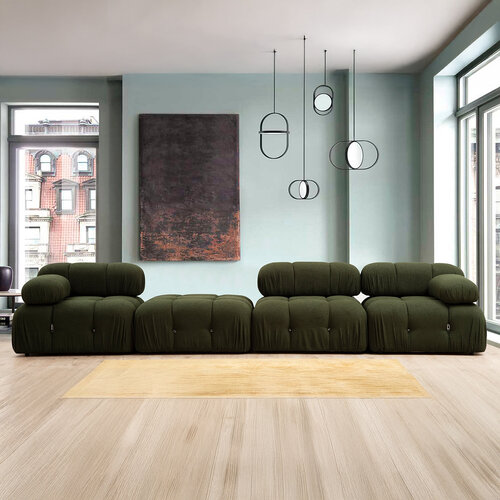 Taburet Bubble Pouffe Green