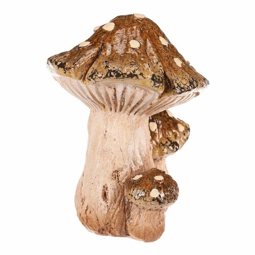 Őszi dekoráció Gomba, 13 x 10 x 14 cm, polirezín