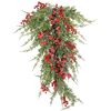 Umelá závesná vianočná vetva, 28 x 67 x 28 cm