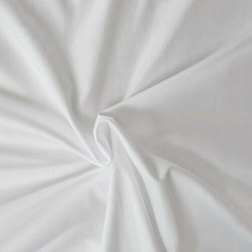Kvalitex Сатинове простирадло колекція Luxury білий, 90 х 200 см + 15 см