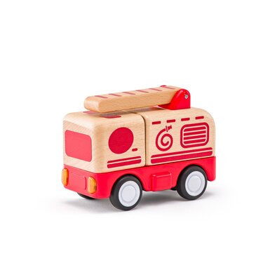 Woody Car strażak z dźwiękami i światłem, kołozamachowe