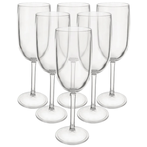 Orion UH Sekt pohárkészlet, 0,22 l, 6 db