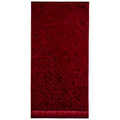 Osuška Skyline červená, 70 x 140 cm