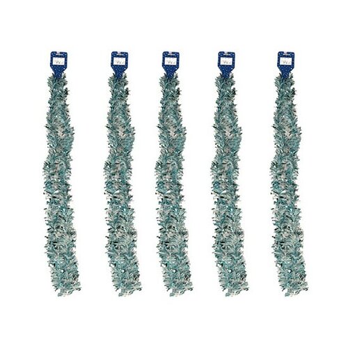 Levně Sada vánočních řetězů 7 x 200 cm, 5 ks, modrá
