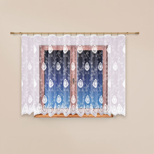 4Home Gardine Castle, gerade, violett, 350 x 175 cm