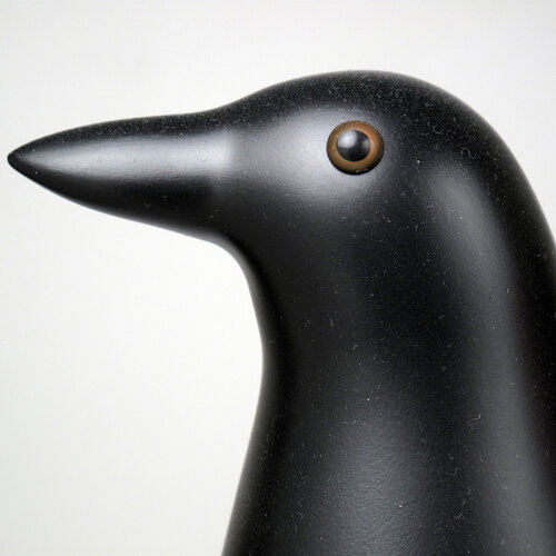 Dekorace Eames House Bird 27 cm, černá