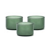 3-teiliges Set Glasschalen GREEN
