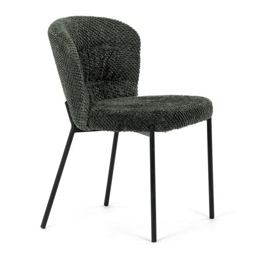 Esszimmerstuhl-Set Bouclé CT-W1077 GRN2, 4 Stück