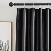 4Home Verdunkelungsvorhang mit Ringen Cairo Grau, 150 x 250 cm