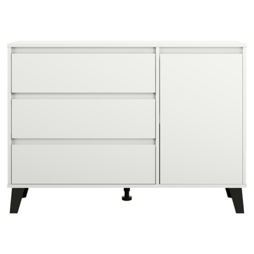 Komoda BOGAN 1D3S, biela