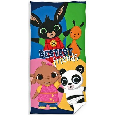 Otroška brisača Bunny Bing Best Friends, 70 x 140 cm
