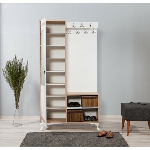 Set de hol Inci White and Sonoma Oak