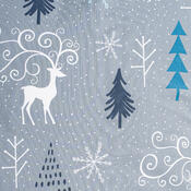 4Home Bavlněné povlečení Elegant deer grey, 140 x 200 cm, 70 x 90 cm