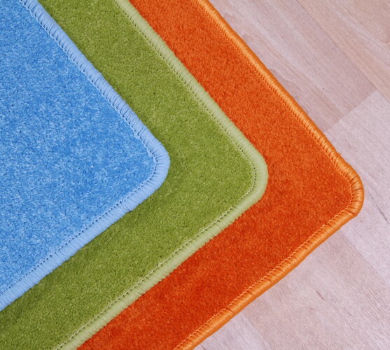 Obdelníkový koberec Eton, oranžová, 57 x 120 cm