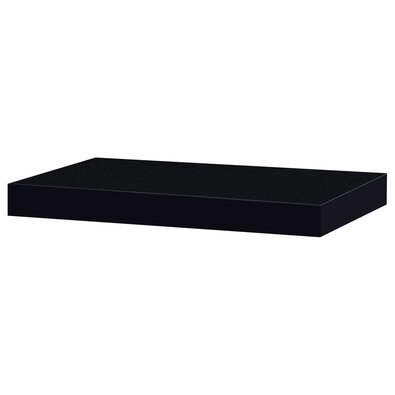Stenshyll P-023 BK svart högblank, 40 x 24 x 4 cm