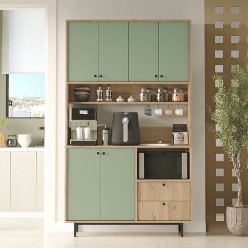 Schrank Rery Oak and Green