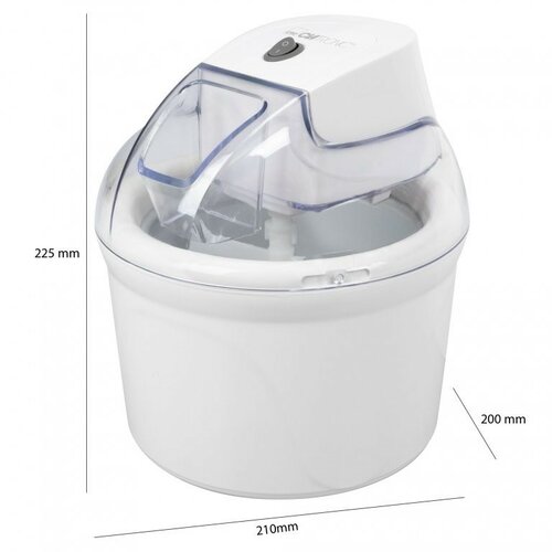 Clatronic ICM 3764 fagylaltkészítő, fehér színű