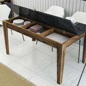 Jedálenský stôl Milan Walnut and Black