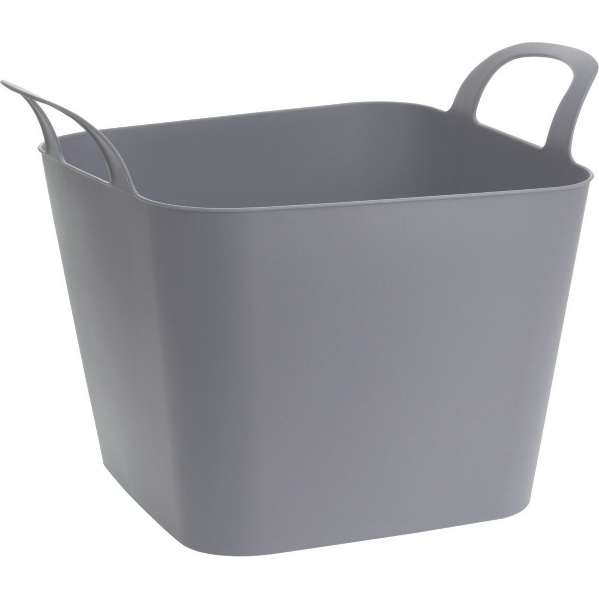 Elastyczny kosz/wiadro 36 l, 39 x 39 x 53 cm, szary
