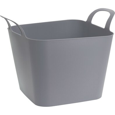 Elastyczny kosz/wiadro 36 l, 39 x 39 x 53 cm, szary