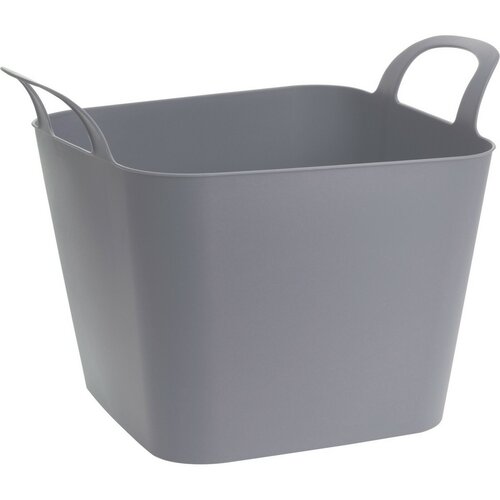 Flexibilní koš/kbelík 36 l, 39 x 39 x 53 cm, šedá