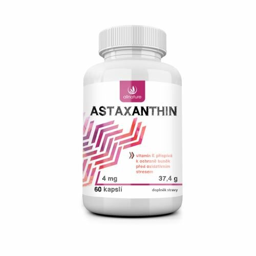 Obrázok Allnature Astaxanthin 60cps