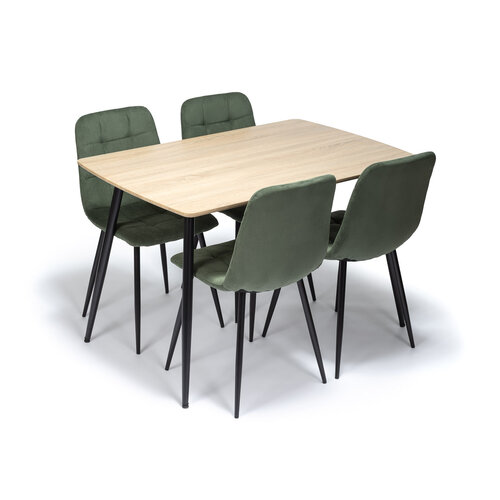 Masă de sufragerie VIBE 120, stejar natural