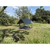Krmilnica za ptice Nido 30 x 25 x 23 cm, cortenCORGARDEN 1039