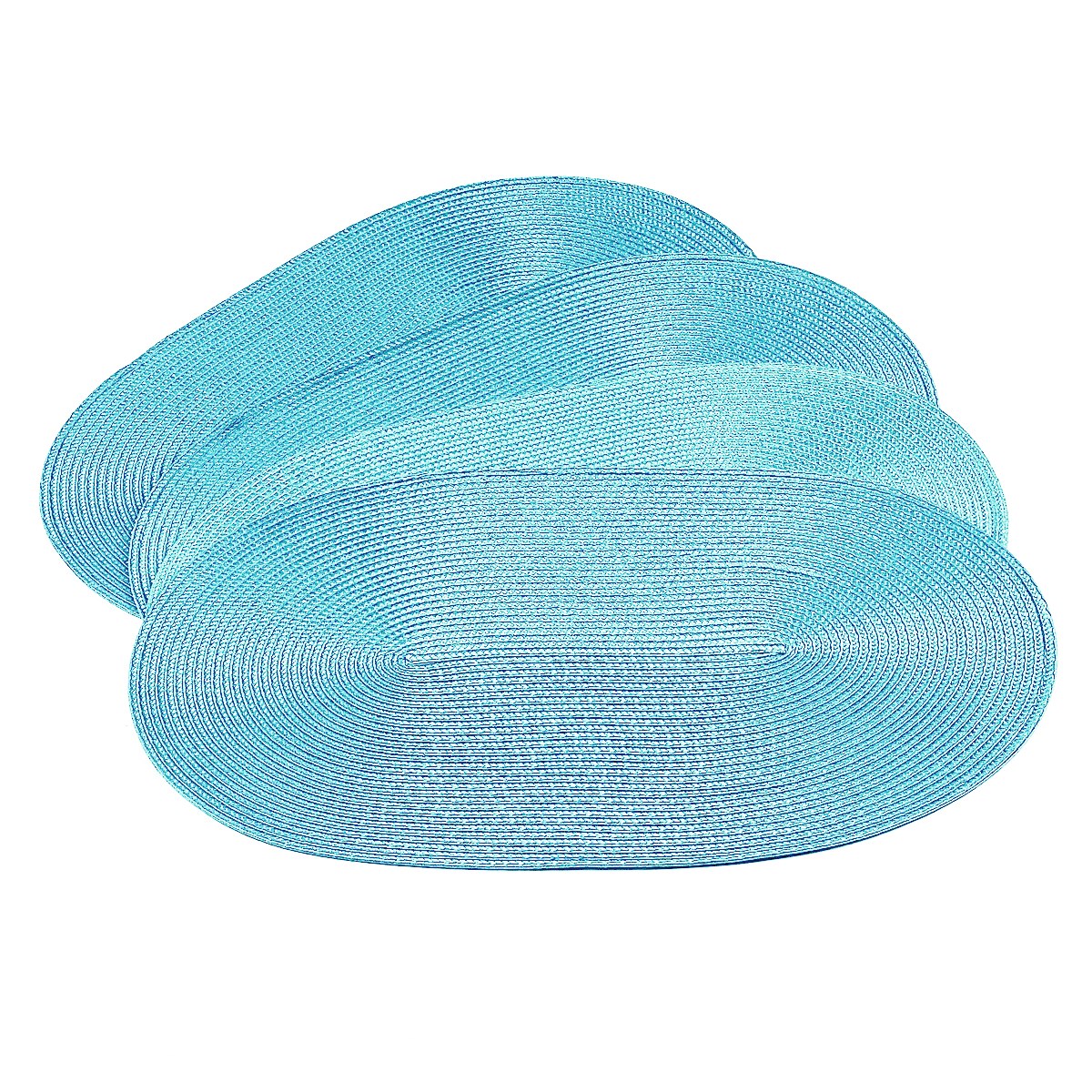 Jahu Prestieranie Deco ovál svetlo modrá, 30 x 45 cm, sada 4 ks