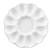 Florina Porcelánový talíř na vajíčka Classic, 21 cm