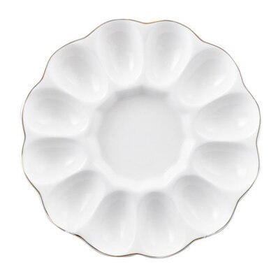 Florina Porcelanski krožnik za jajca Classic , 21cm