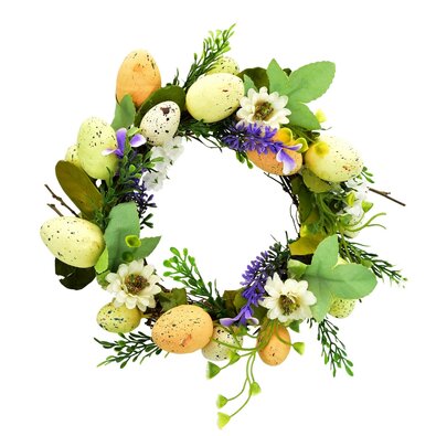 Veľkonočný prútený veniec Gabrielle farebná, 20 cm