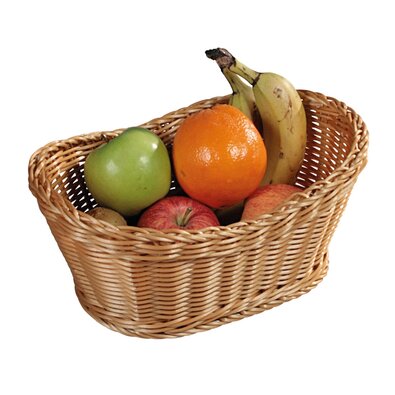 Kesper 17822 Brot- und Obstkorb, braun, 28 x 21 x 13 cm