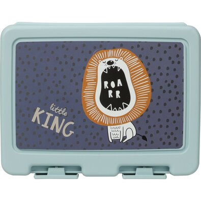 Cutie de plastic pentru gustări Hatu Leu, 18 x7,5 x 13,5 cm
